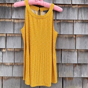 Adrianna Papell Mustard Yellow Tank Top